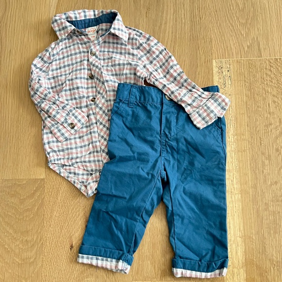 10 piece baby boy bundle. 6-9 months, 6-12 months, 9-12 months. Baby boy outfits - Picture 4 of 6